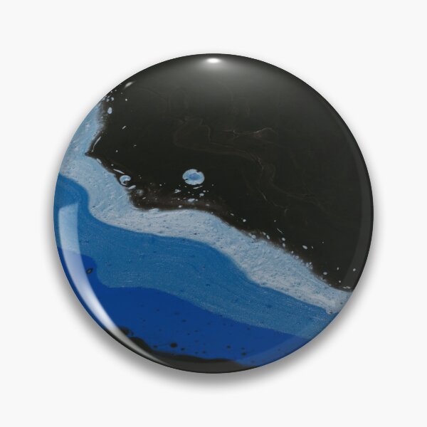 Item preview, Ocean Waves in Blue Black  designed and sold by BEyourself be.