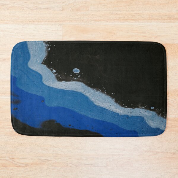 Item preview, Ocean Waves in Blue Black  designed and sold by BEyourself be.