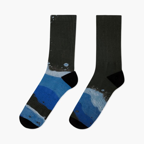 Item preview, Ocean Waves in Blue Black  designed and sold by BEyourself be.