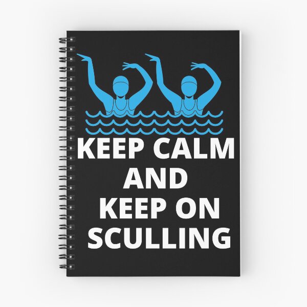 Item preview, Keep Calm and Keep On Sculling.-  Funny Synchronized Swimming  designed and sold by LoveSynchro.
