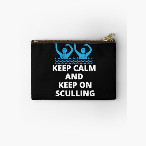 Item preview, Keep Calm and Keep On Sculling.-  Funny Synchronized Swimming  designed and sold by LoveSynchro.