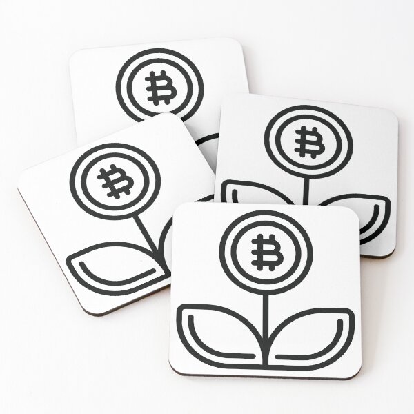 Item preview, Black Bitcoin Flower designed and sold by AeroAstro.