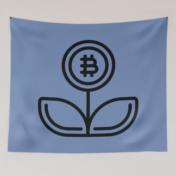 Item preview, Black Bitcoin Flower designed and sold by AeroAstro.