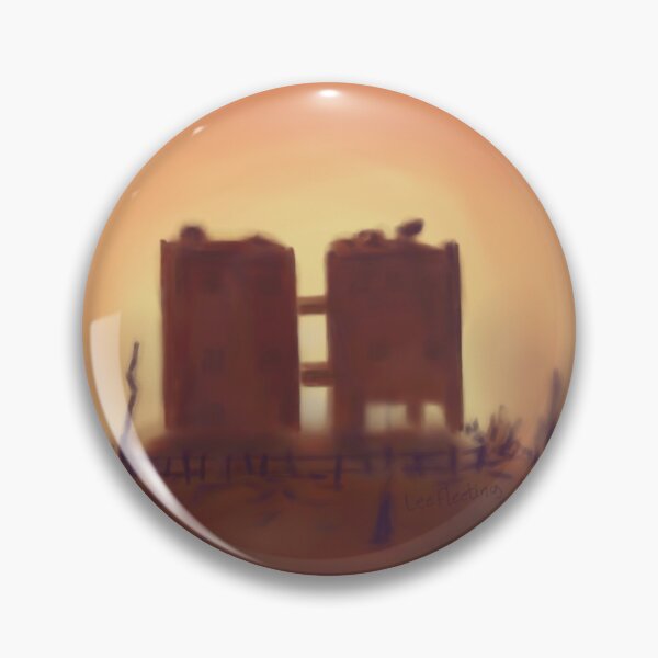 Item preview, Two Buildings in a Wasteland designed and sold by LeeFleeting.