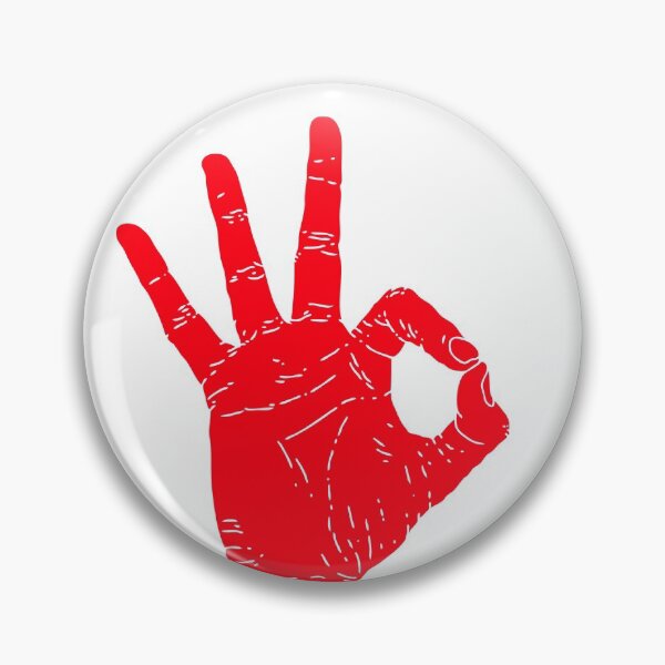 Artikelvorschau, Rote perfekte Symbol-Handentwürfe entworfen und verkauft von SeventhGate.