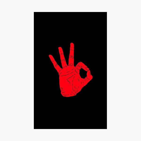 Aperçu de l'œuvre Dessins de main de symbole parfait rouge créée et vendue par SeventhGate.