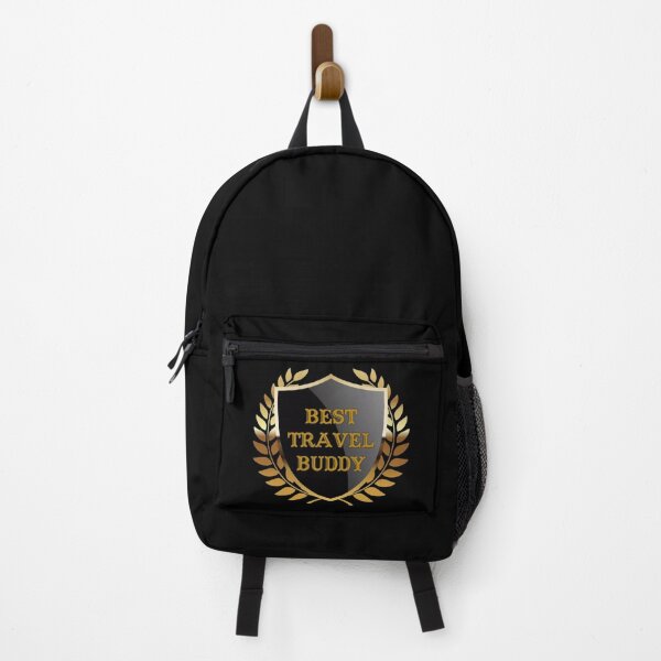 Item preview, best travel buddy badge designed and sold by liebesgeschenke.
