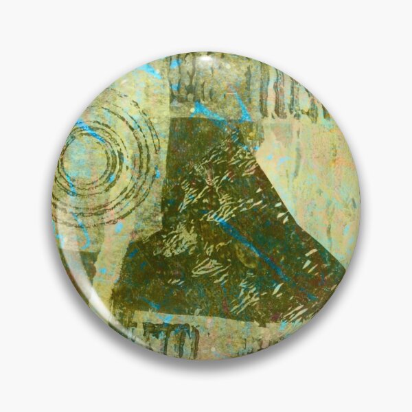 Item preview, Scrappy Green Collage Art Design designed and sold by NancyMerkle.