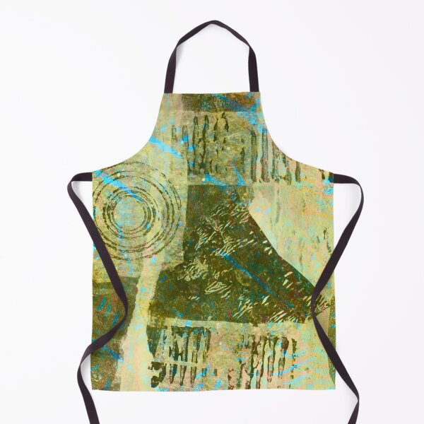 Item preview, Scrappy Green Collage Art Design designed and sold by NancyMerkle.