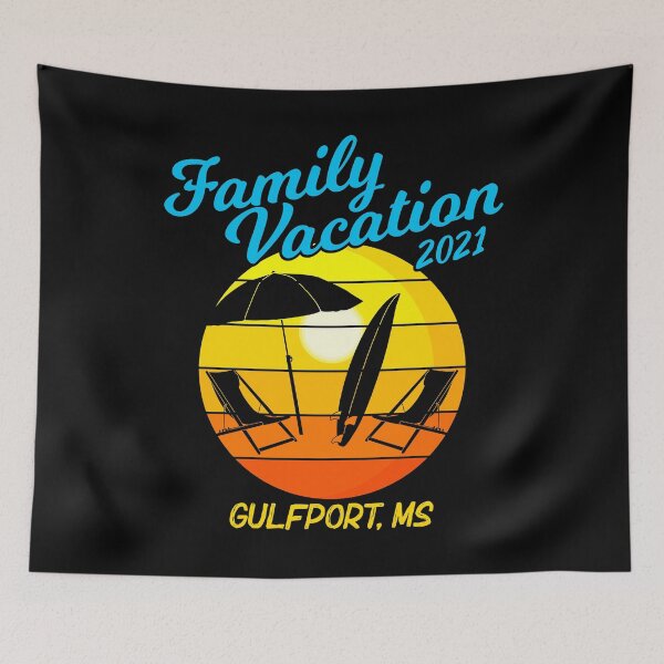 Item preview, Mississippi Beach Family Vacation 2021 Gulfport print designed and sold by jakehughes2015.
