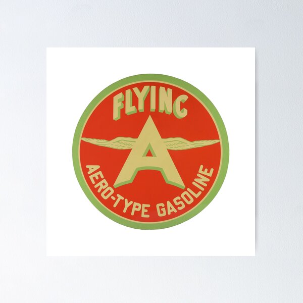 Item preview, Vintage Flying A - Aero Type Gasoline designed and sold by QuayTradingCo.