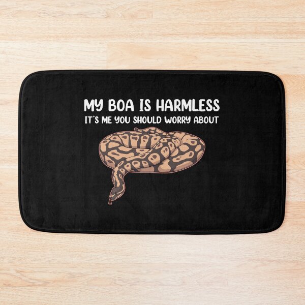 Item preview, Harmless Snake Owner Boa Constrictor print designed and sold by jakehughes2015.