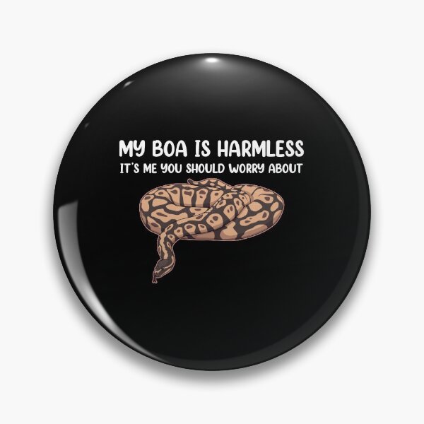 Item preview, Harmless Snake Owner Boa Constrictor print designed and sold by jakehughes2015.