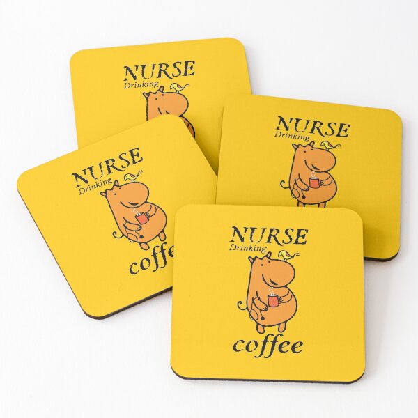 Item preview, Nurse drinking coffee designed and sold by Chitrogiri.