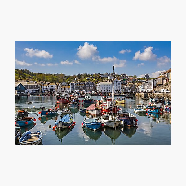 Item preview, Mevagissey Harbour, Cornwall UK designed and sold by heidipics.