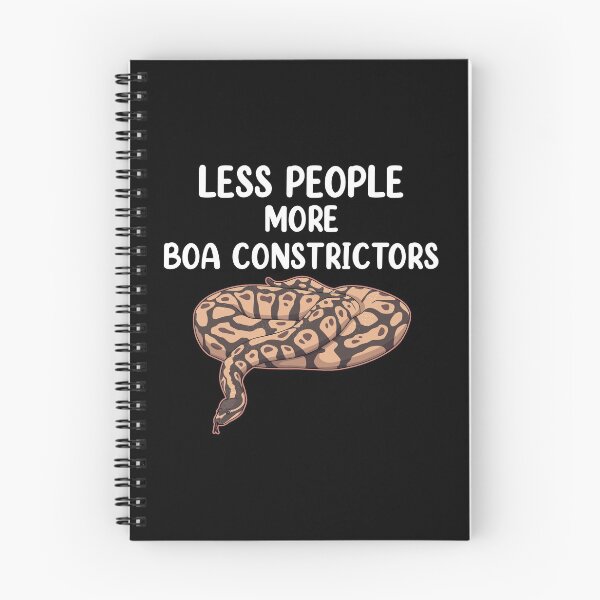 Item preview, Pet Snake Less People More Boa Constrictors design designed and sold by jakehughes2015.