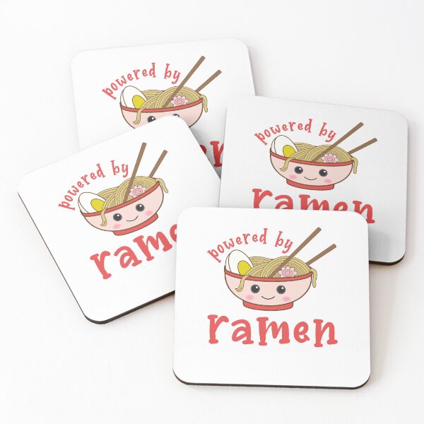 Item preview, Powered By Ramen Cute Kawaii Noodles designed and sold by TeeandToast.