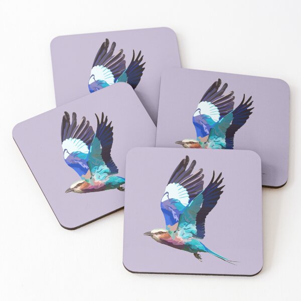 Item preview, L is for Lilac Breasted Roller,Lilac-breasted Roller Illustration – Vibrant Bird Art for Wildlife and Nature Lovers designed and sold by PrettylittlepastelUk.