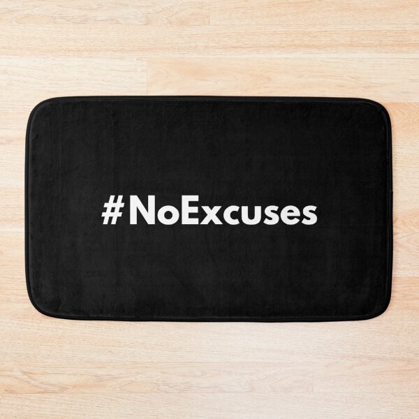 Item preview, Hashtag No Excuses designed and sold by HashtagZone.