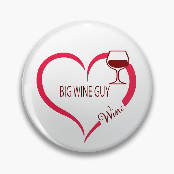 Item preview, Big Wine Guy heart designed and sold by JAZTshirt.