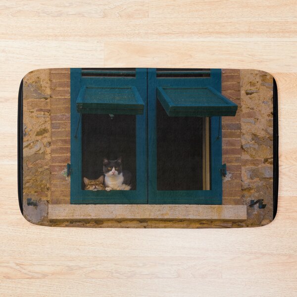 Item preview, Cats in Window in Montemerano, Tuscany designed and sold by jojobob.