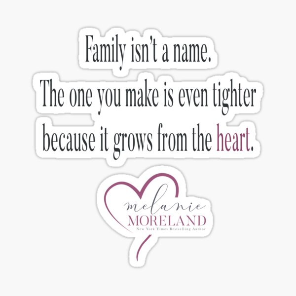 Family - Melanie Moreland Books Sticker