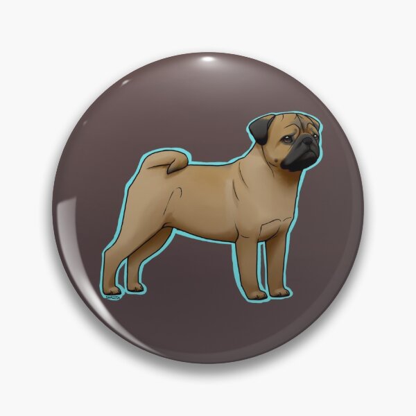 Item preview, Dark Fawn Pug designed and sold by Shaza Creative.