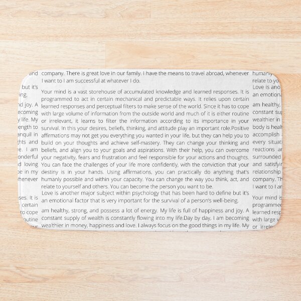 Item preview, Positive Affirmation Clustered Print designed and sold by Avani01.