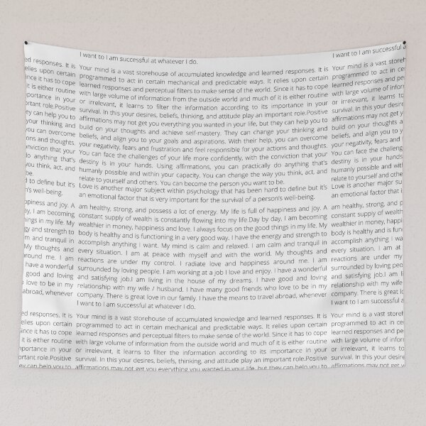 Item preview, Positive Affirmation Clustered Print designed and sold by Avani01.