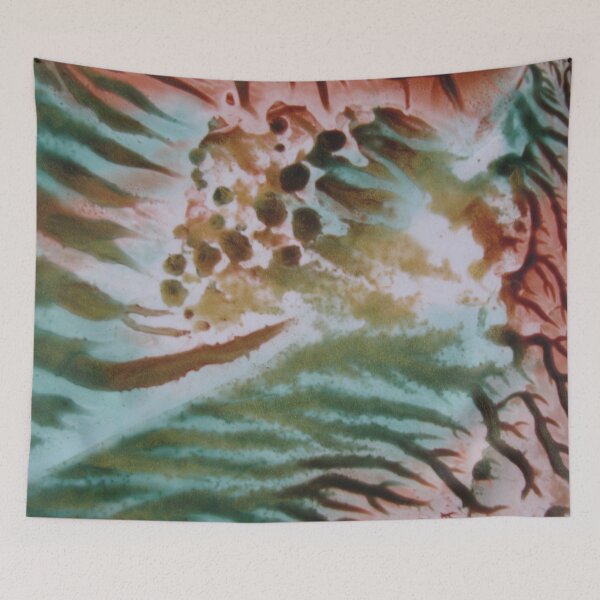 Item preview, Green, Sienna & Touch of Shimmery Gold Encaustic designed and sold by Dallas Manicom.