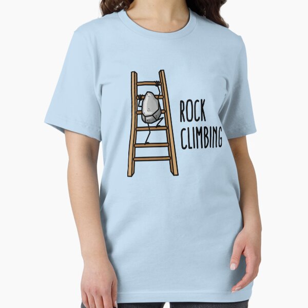 Item preview, Rock Climbing, funny climbing sport puns cartoon designed and sold by LaundryFactory.