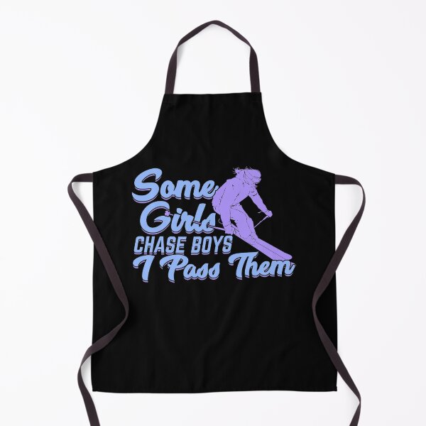 Item preview, Some Girls Chase Boys I Pass Them Skier Gift designed and sold by Marcid95.