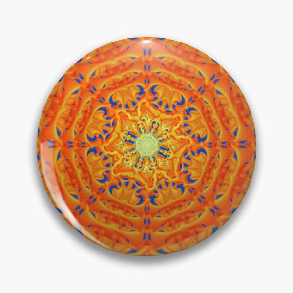 Item preview, Bee Bloom Mandala 2 Sunrise nature flower pattern designed and sold by bryansteward.