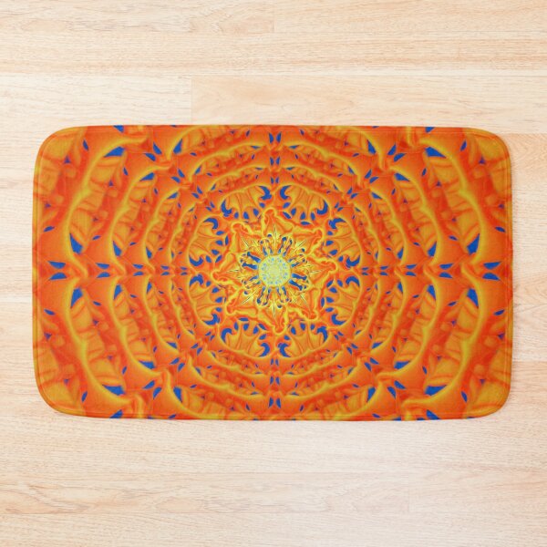 Item preview, Bee Bloom Mandala 2 Sunrise nature flower pattern designed and sold by bryansteward.
