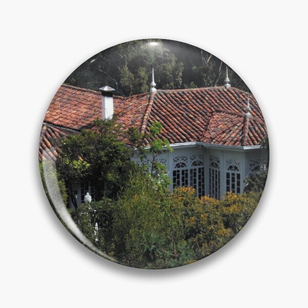 Item preview, Beautiful view of a building from Monserrate Hill in Bogotá, Colombia designed and sold by Floramisu.
