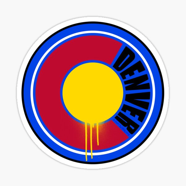 That Denver Colorado Drip Glossy Sticker
