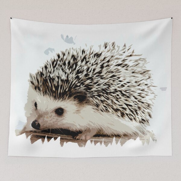 Item preview, Hedgehog - Porco espinho - Ouriço - Digital Paint designed and sold by RazzArt.
