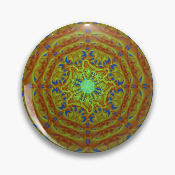 Item preview, Bee Bloom Mandala 3 Sunrise nature flower pattern designed and sold by bryansteward.