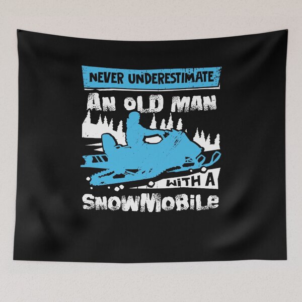 Item preview, Never Underestimate An Old Man With A Snowmobile designed and sold by Marcid95.