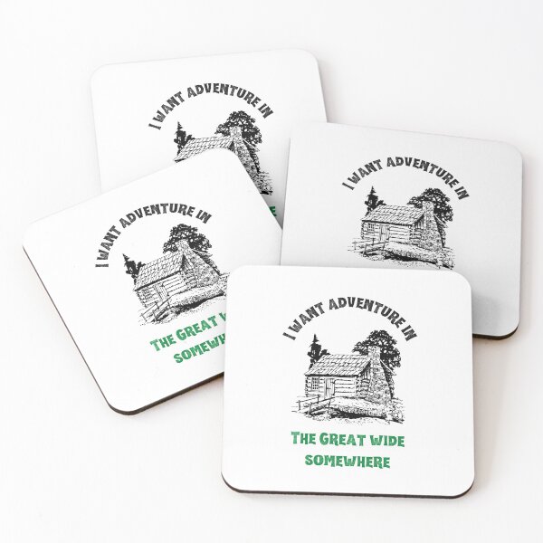 Item preview,  I Want Adventure in The Great Wide Somwhere designed and sold by SportyDogShop.