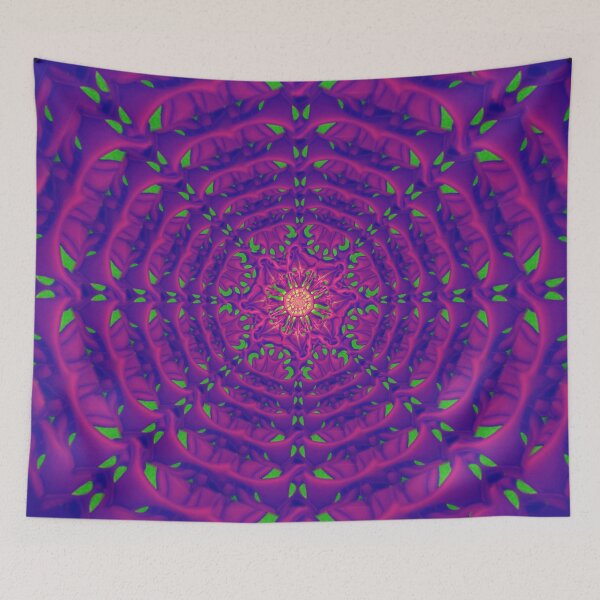 Item preview, Bee Bloom Mandala 4 Sunrise nature flower pattern designed and sold by bryansteward.