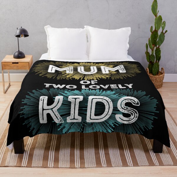 Item preview, Mum Of Two Lovely Kids - Mother's Day designed and sold by Promedia.