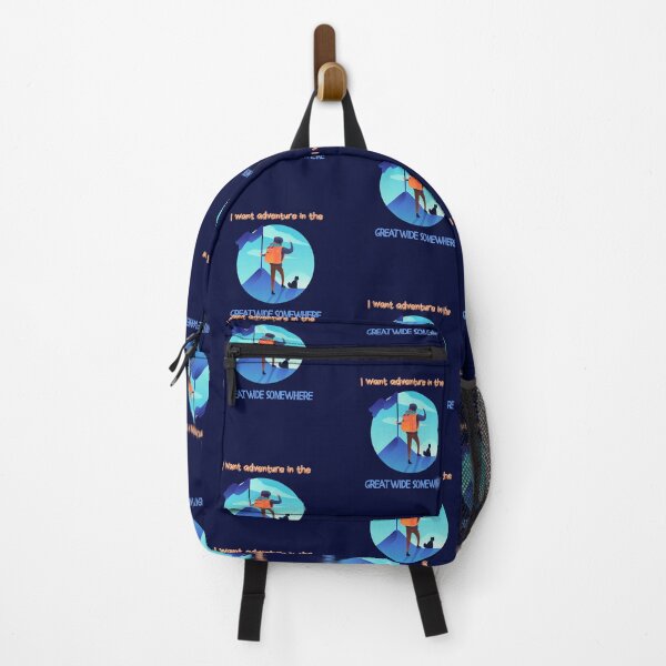 Item preview, I Want Adventure in The Great Wide Somwhere designed and sold by SportyDogShop.