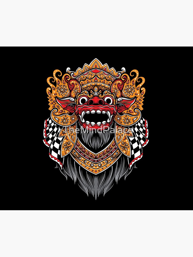 Balinese Barong Asian Mythology Art Collection Art Print By Themindpalace Redbubble