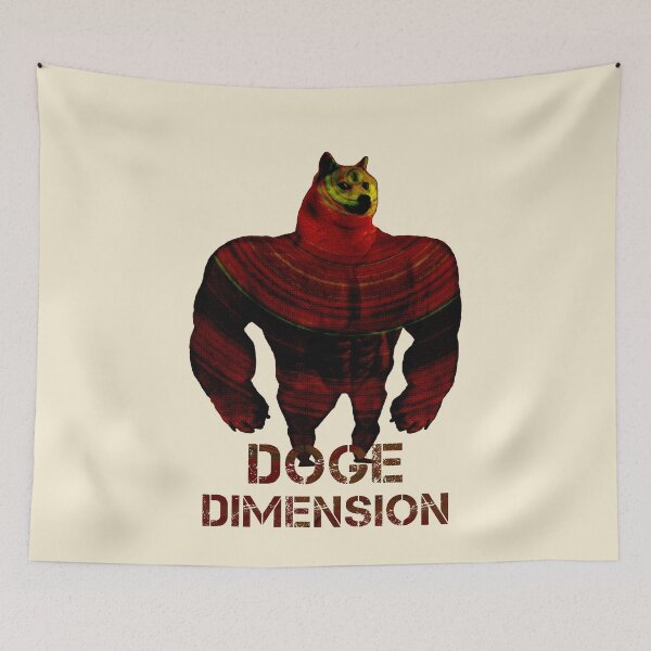 Item preview, Trippy Swole Doge Dimension Third Eye Psychedelic Shiba HODL designed and sold by trendo.