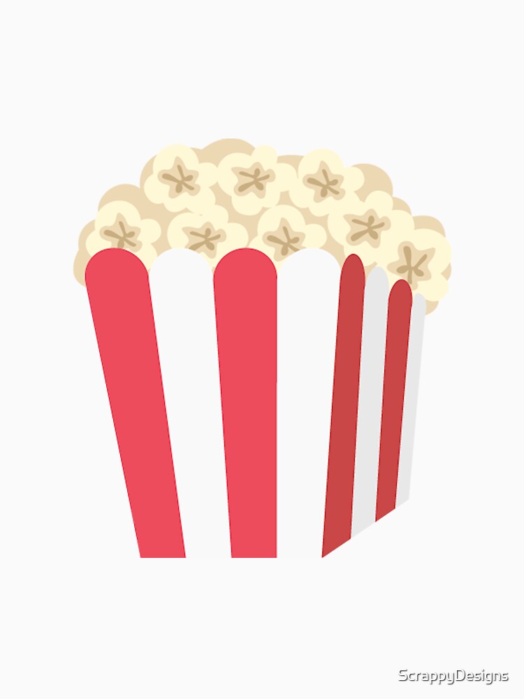 "Popcorn emoji" Tshirt by ScrappyDesigns Redbubble