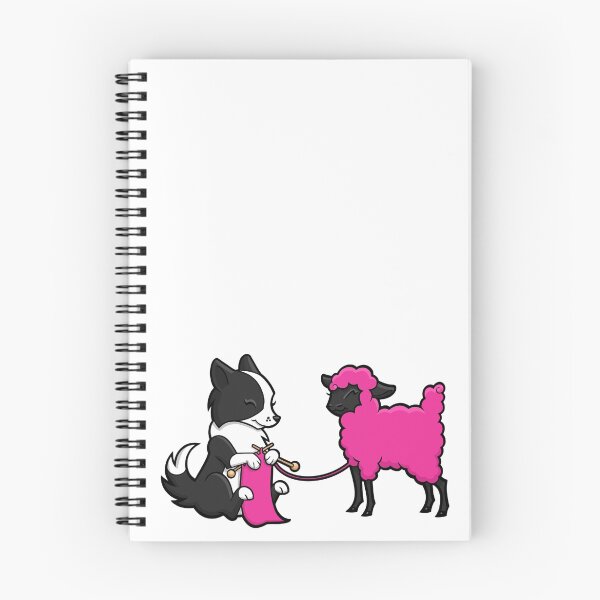 Item preview, Knitting Border Collie and Friend designed and sold by Diony  Rouse.