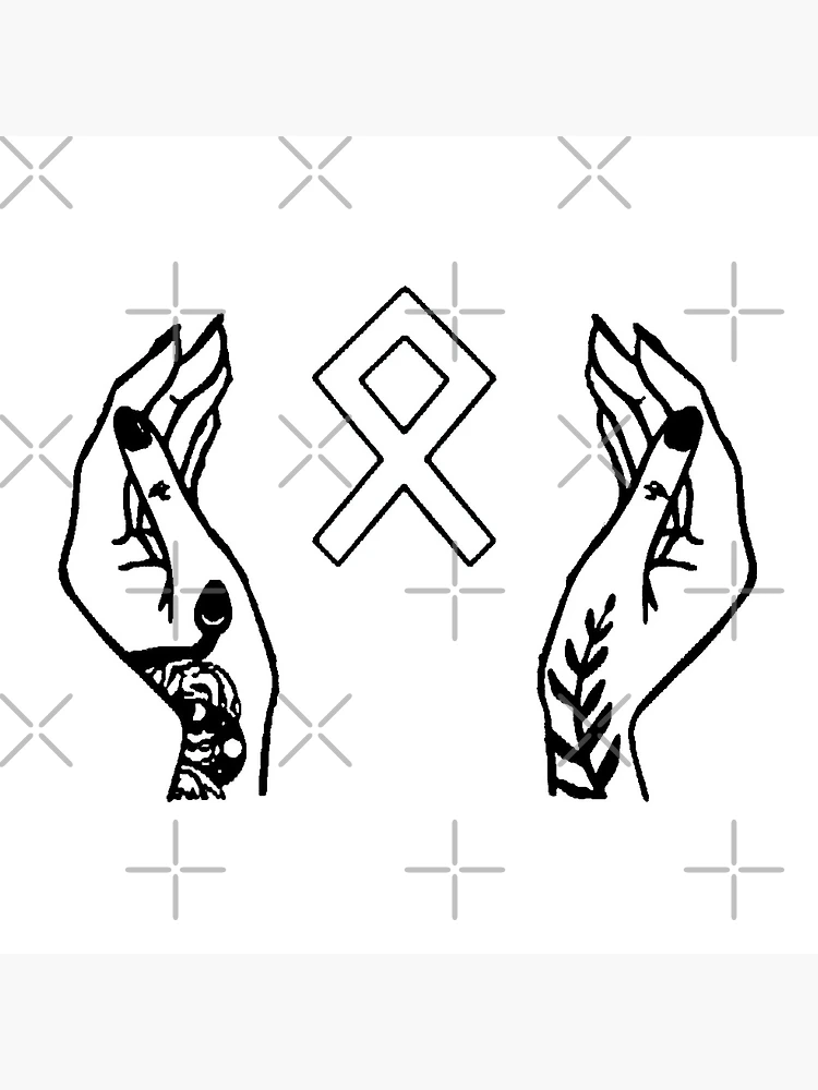Thumbnail 5 of 5, Coasters (Set of 4), Odal Rune designed and sold by Perlashop1.