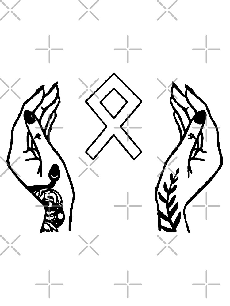 Thumbnail 3 of 3, Scarf, Odal Rune designed and sold by Perlashop1.