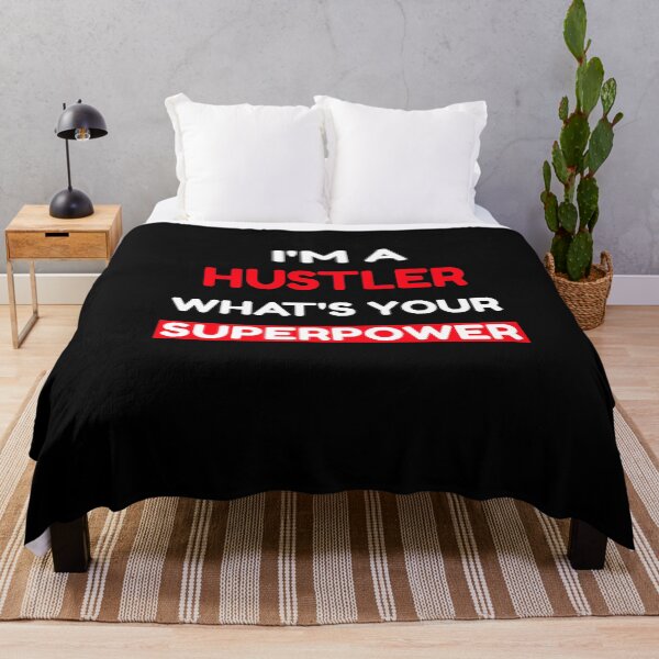 Item preview, I am a Hustler What's Your Superpower T-shirts and Apparel Design designed and sold by MucciStore.